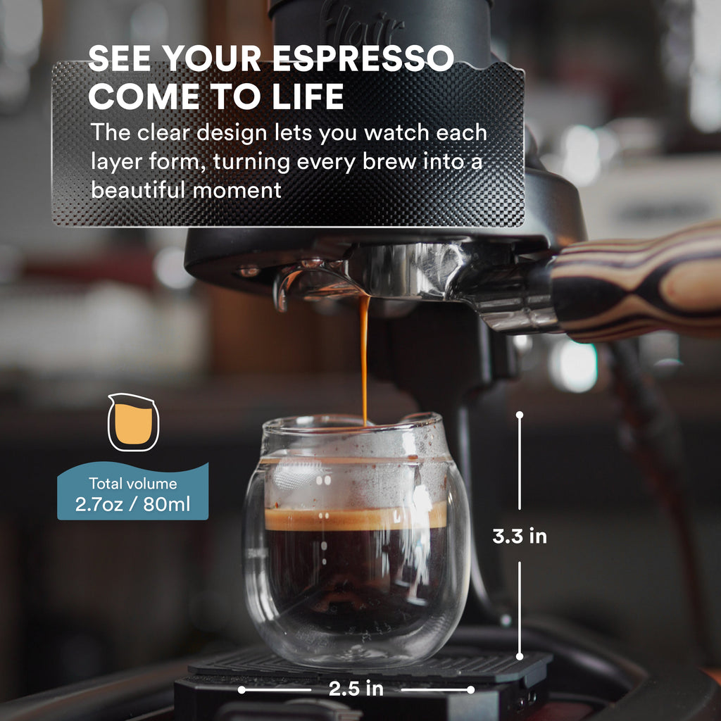 Double Wall Espresso Glass Set