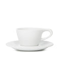 Lino Single Cappuccino Cup & Saucer - White (5oz/148ml)