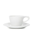 Lino Single Cappuccino Cup & Saucer - White (5oz/148ml)
