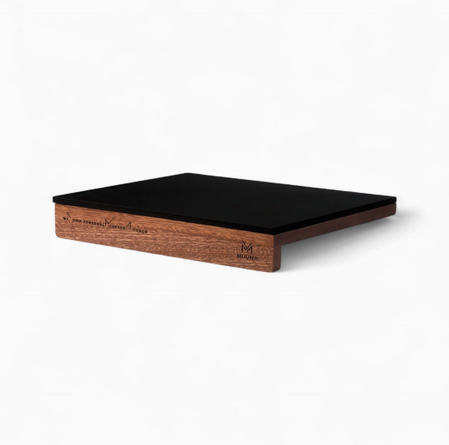 Walnut Tamper Mat with Silicone Surface