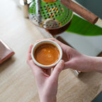Earth espresso cup with espresso shot