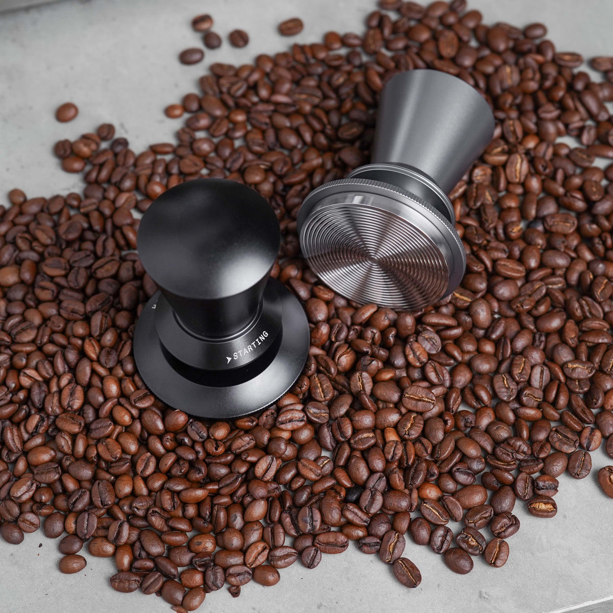 Spring-Loaded Espresso Tamper, 30 lb Constant Force