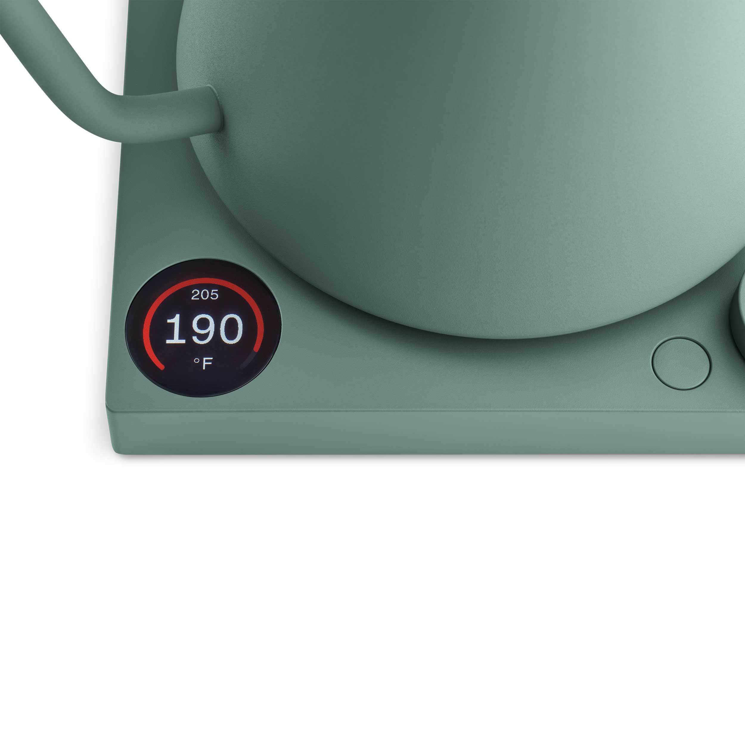 Fellow Stagg EKG Pro Kettle, Smoke Green + Maple