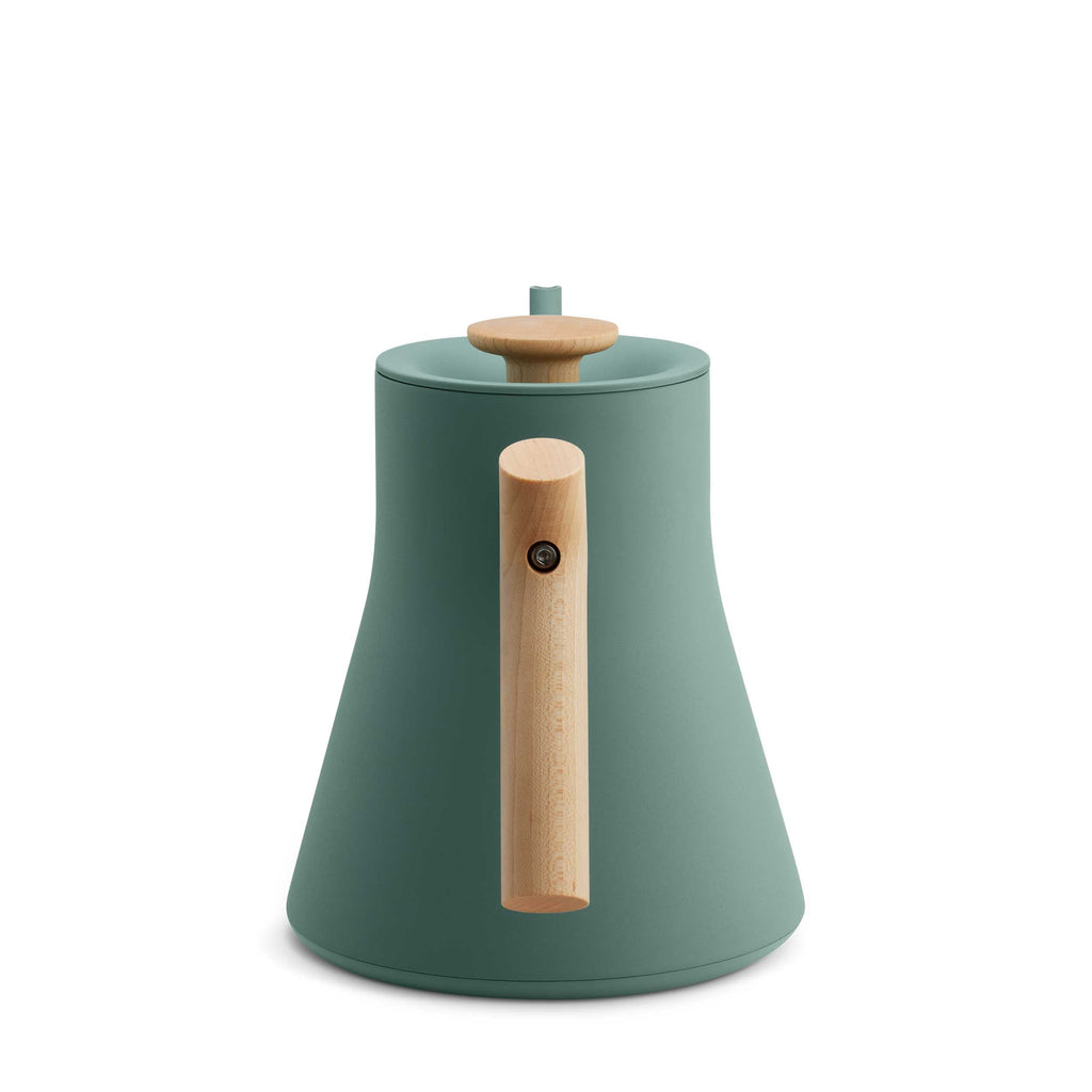 Fellow Stagg EKG Pro Kettle, Smoke Green + Maple