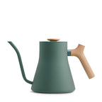 Fellow Stagg EKG Pro Kettle, Smoke Green + Maple