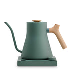 Fellow Stagg EKG Pro Kettle, Smoke Green + Maple