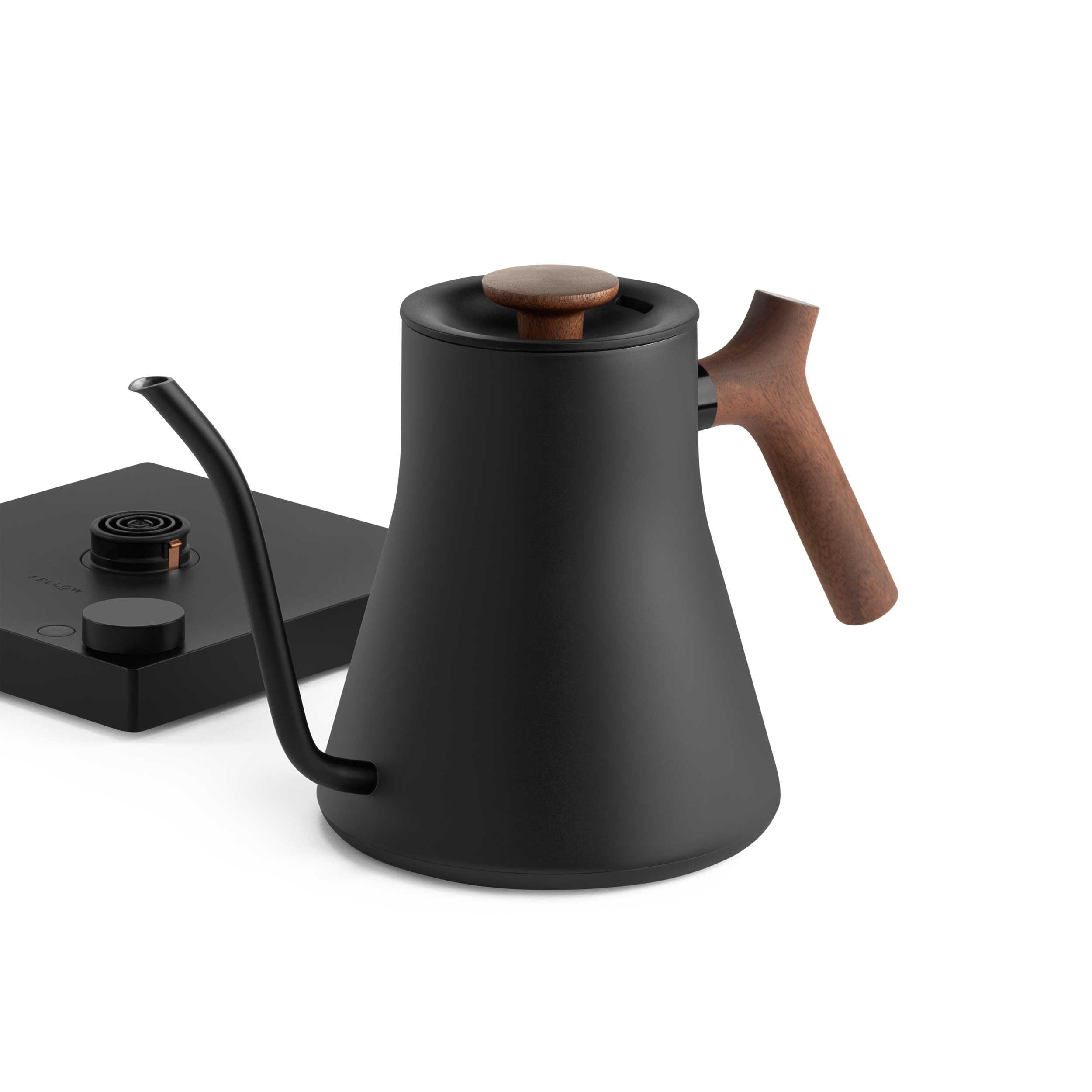 Fellow Stagg EKG Pro Kettle, Matte Black + Walnut