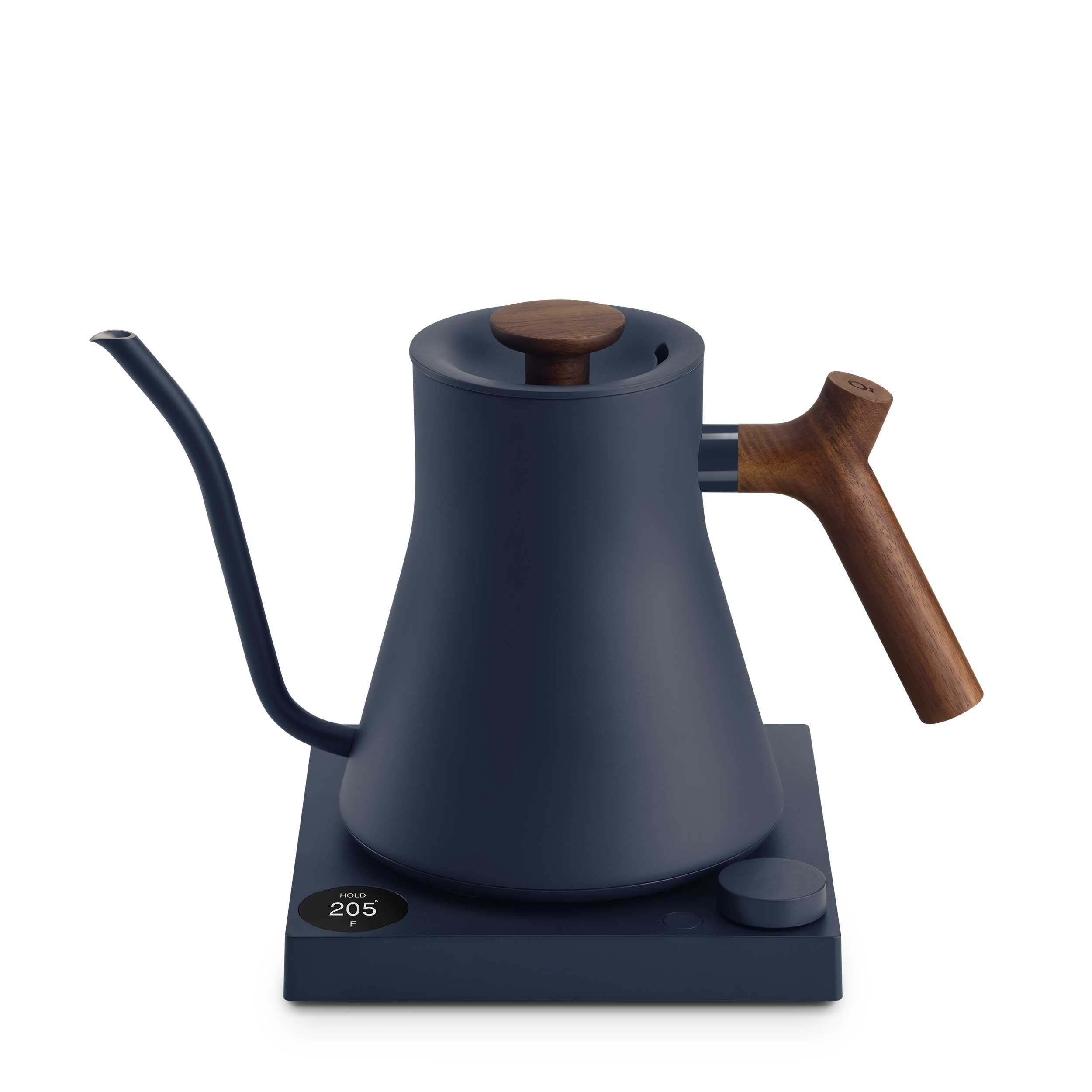 Fellow Stagg EKG Pro Kettle, Stone Blue + Walnut