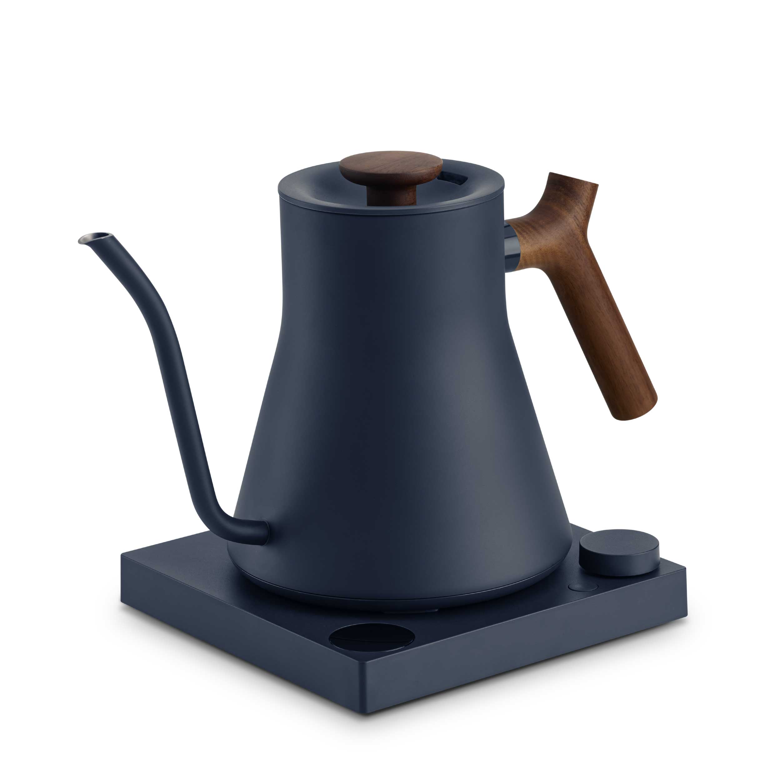 Fellow Stagg EKG Pro Kettle, Stone Blue + Walnut