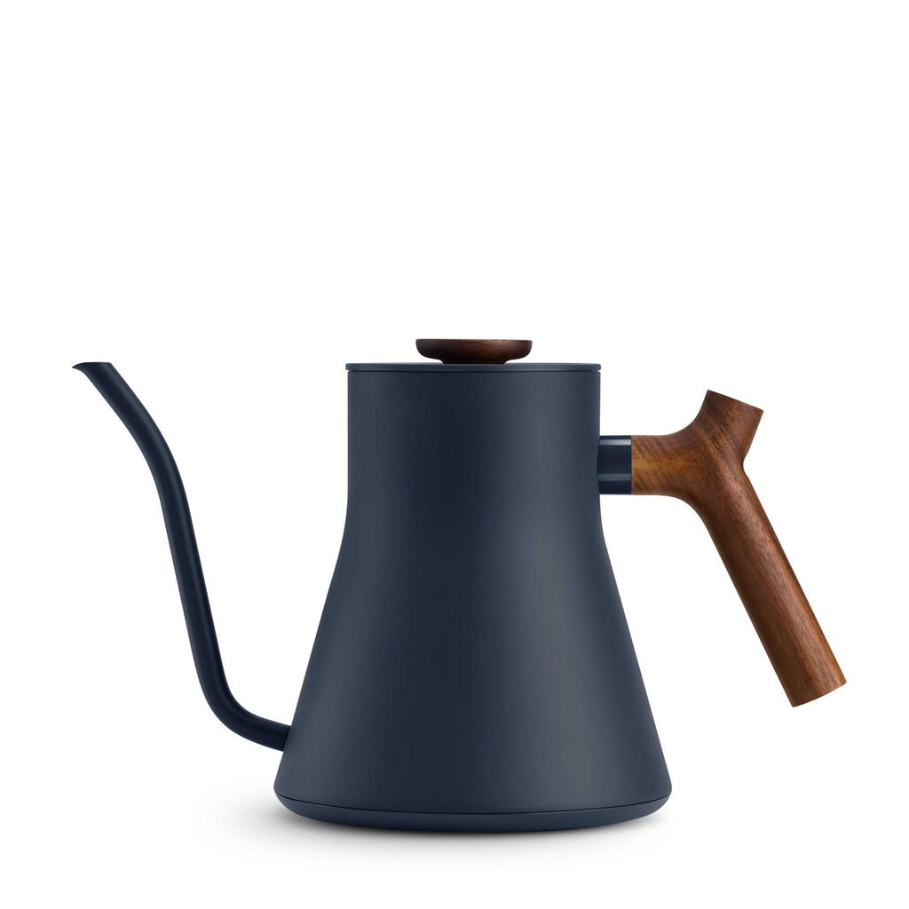 Fellow Stagg EKG Pro Kettle, Stone Blue + Walnut