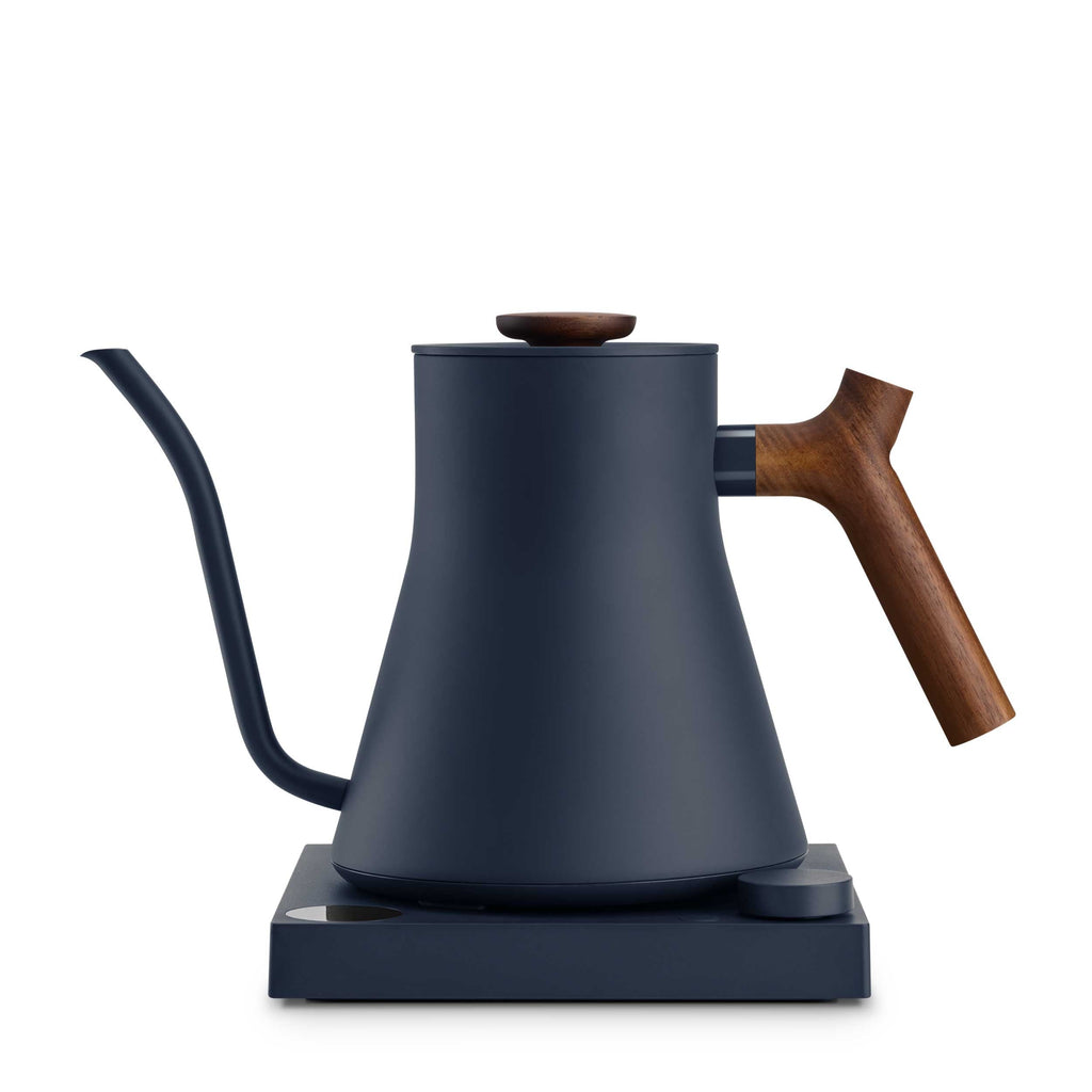 Fellow Stagg EKG Pro Kettle, Stone Blue + Walnut