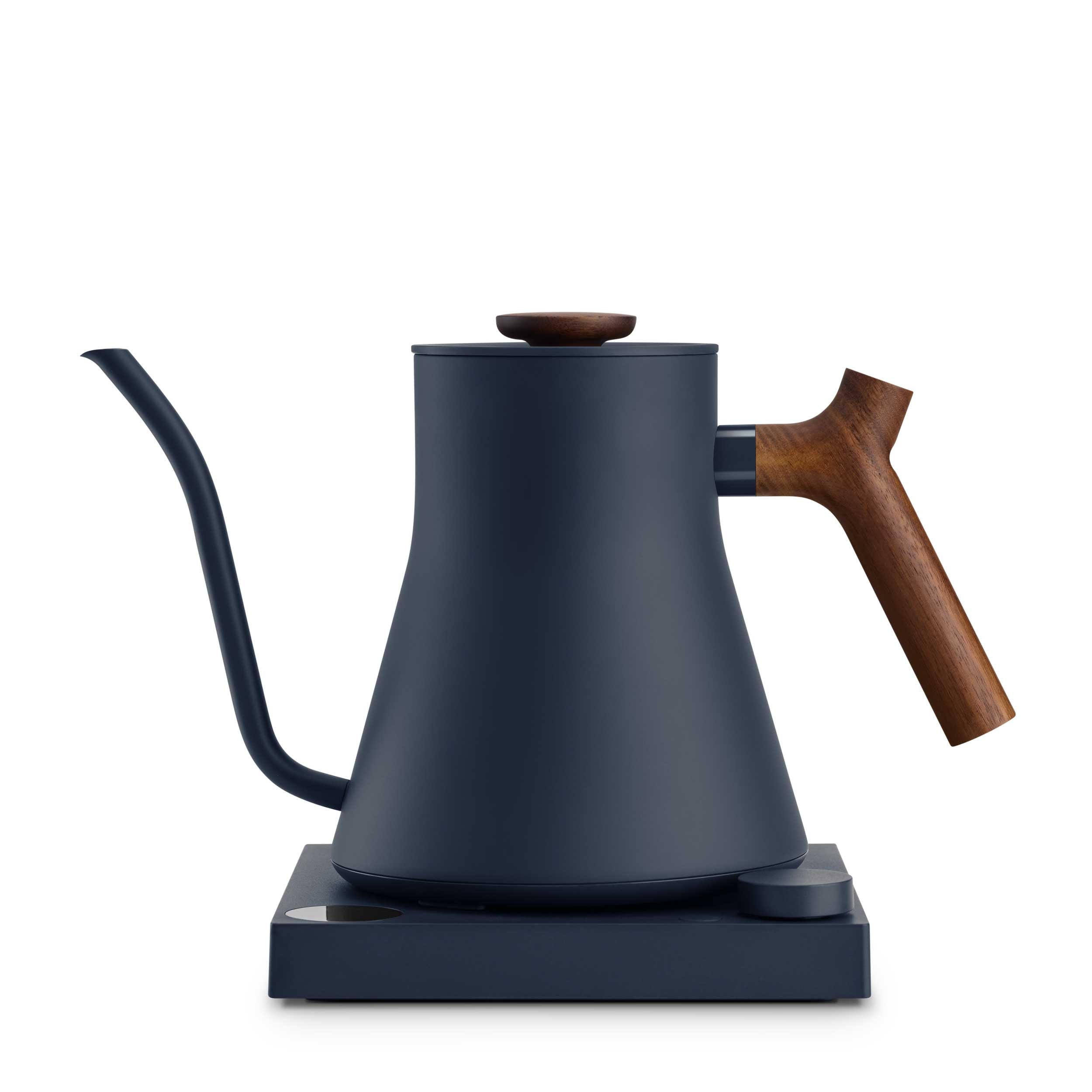Fellow Stagg EKG Pro Kettle, Stone Blue + Walnut